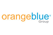 Orange Blue Logo Ideen by Webmacon Intl